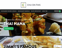 Tablet Screenshot of chuonthisfood.com